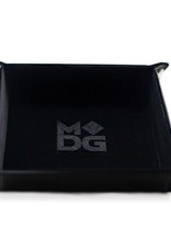 FanRoll Dice Tray: Fanroll Velvet Folding Black