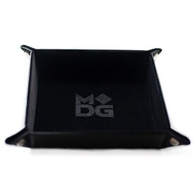 FanRoll Dice Tray: Fanroll Velvet Folding Black