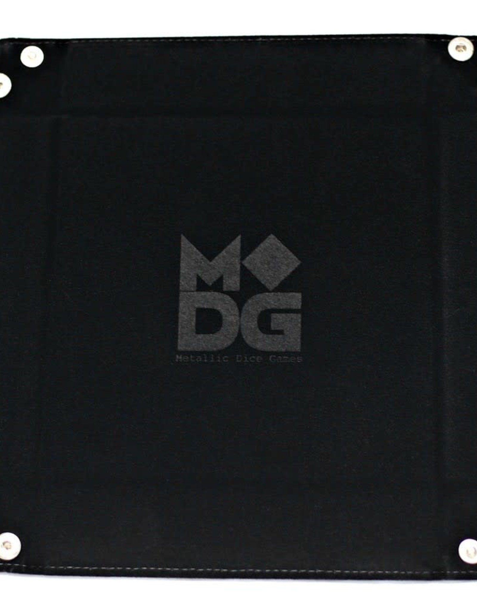 FanRoll Dice Tray: Fanroll Velvet Folding Black