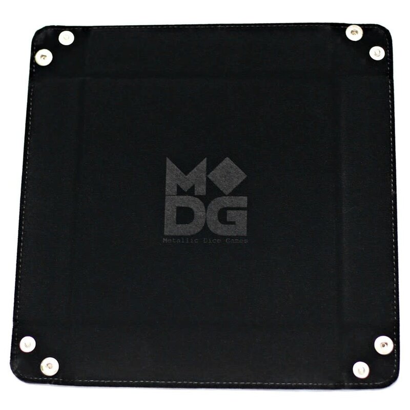 FanRoll Dice Tray: Fanroll Velvet Folding Black