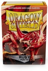 Arcane Tinmen Sleeves: Dragon Shield Matte (100) Ruby