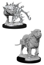 Wizkids D&D Unpainted Minis: Mastif & Shadow Mastif