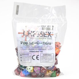 Chessex Pound of Dice: Various Opaque Dice (approx 100)