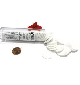 Koplow Mini Poker Chip Tube (50) White
