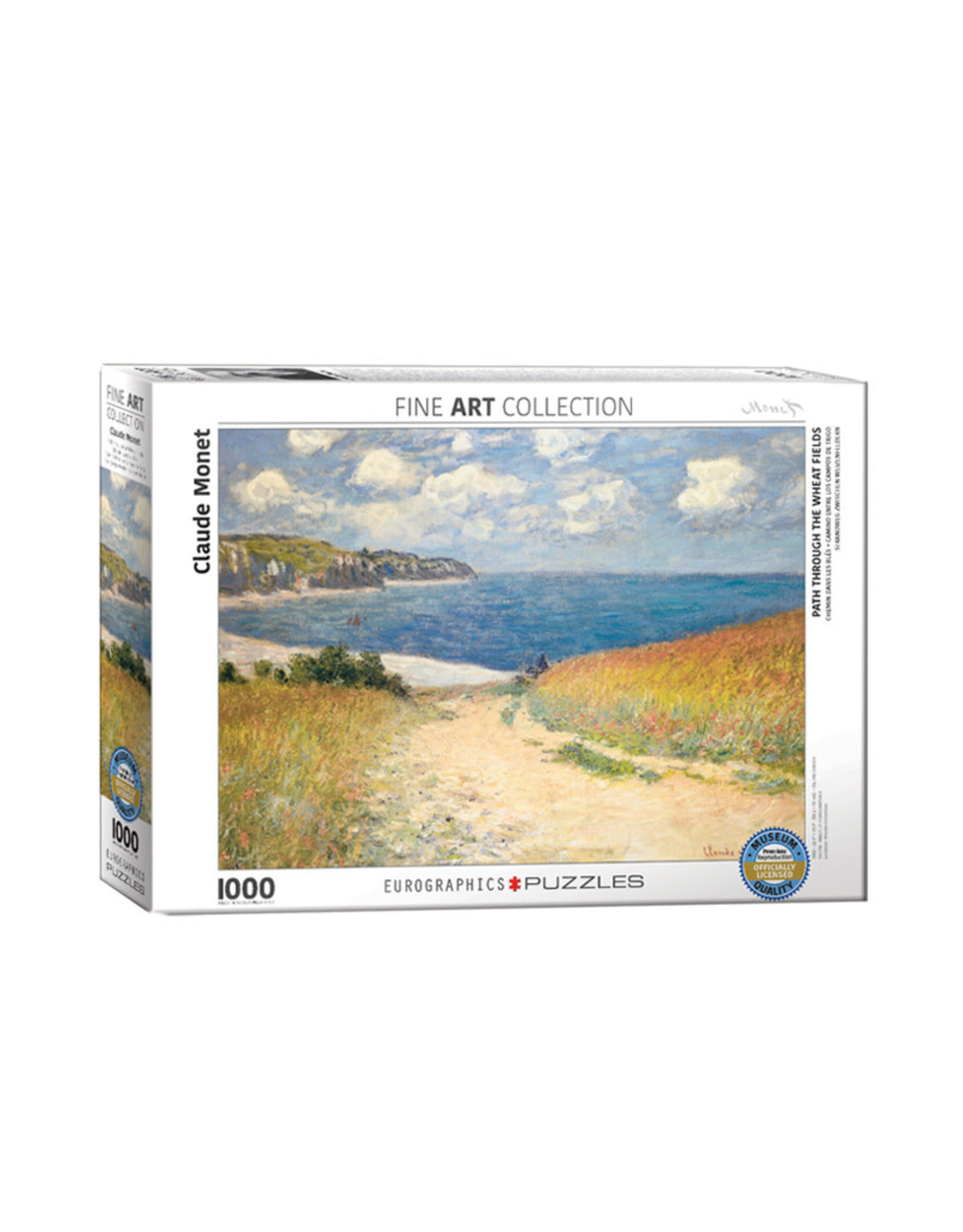 Eurographics Path Through the Wheat Fields Puzzle  -  Monet (1000 PCS)