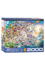 Eurographics Unicorn Fantasy Puzzle 2000 PCS