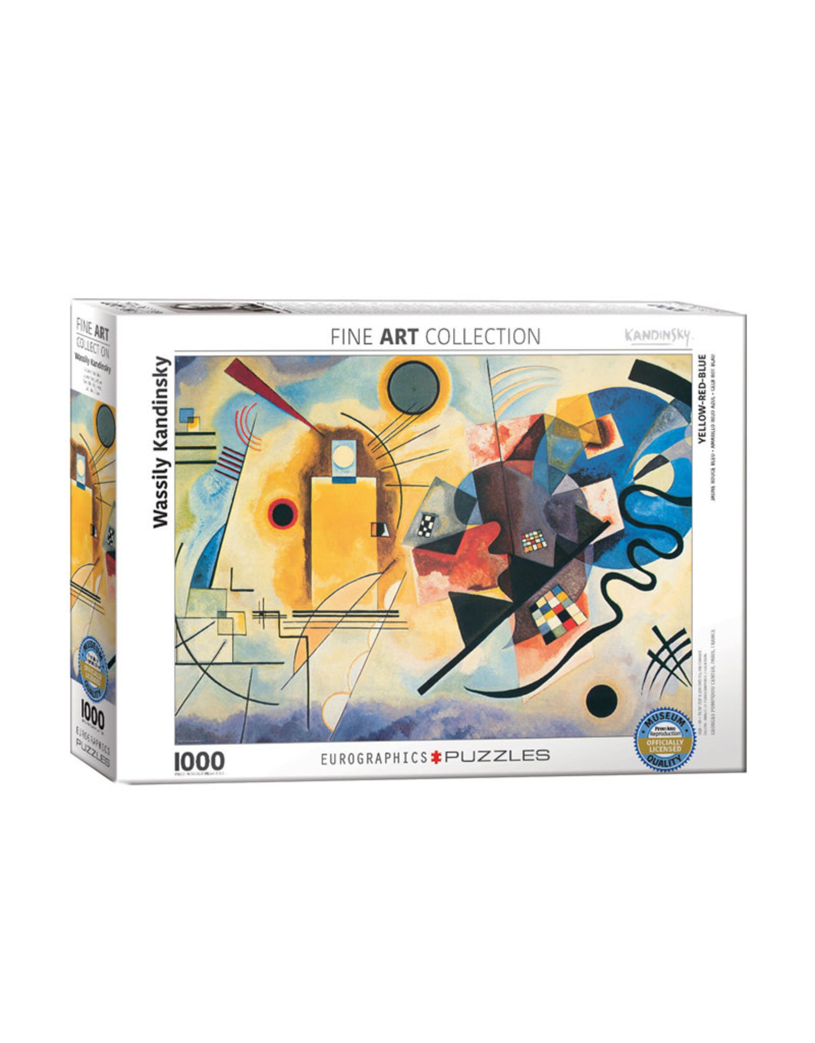 Eurographics Yellow-Red-Blue Puzzle -  Kandinsky (1000 PCS)
