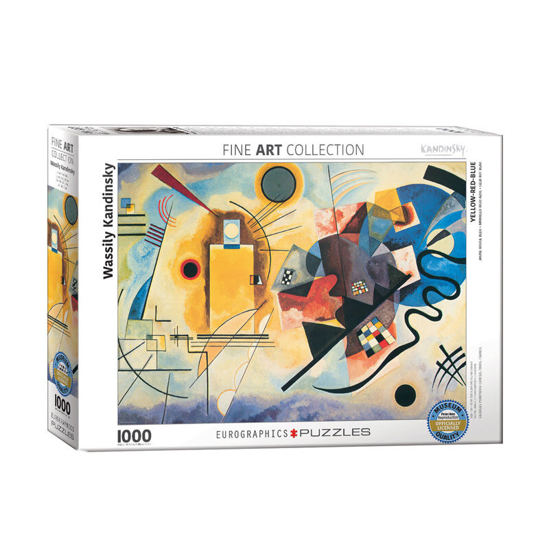 Eurographics Yellow-Red-Blue Puzzle -  Kandinsky (1000 PCS)