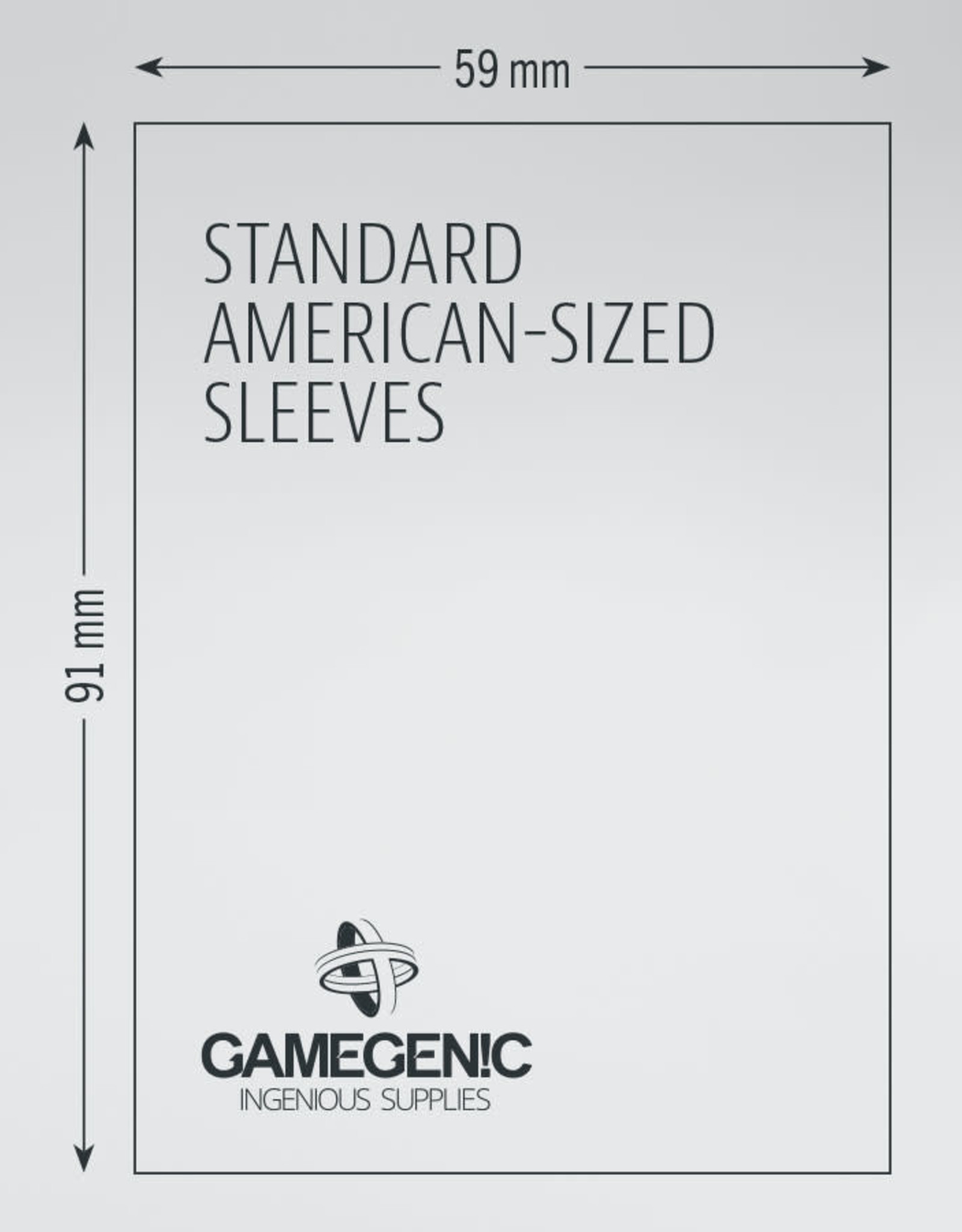 Matte Board Game Sleeves: Standard American (50) (Green)