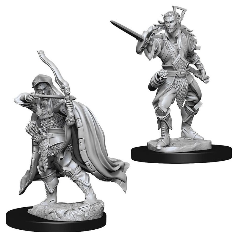 Wizkids D&D Unpainted Minis: Elf Rogue Male