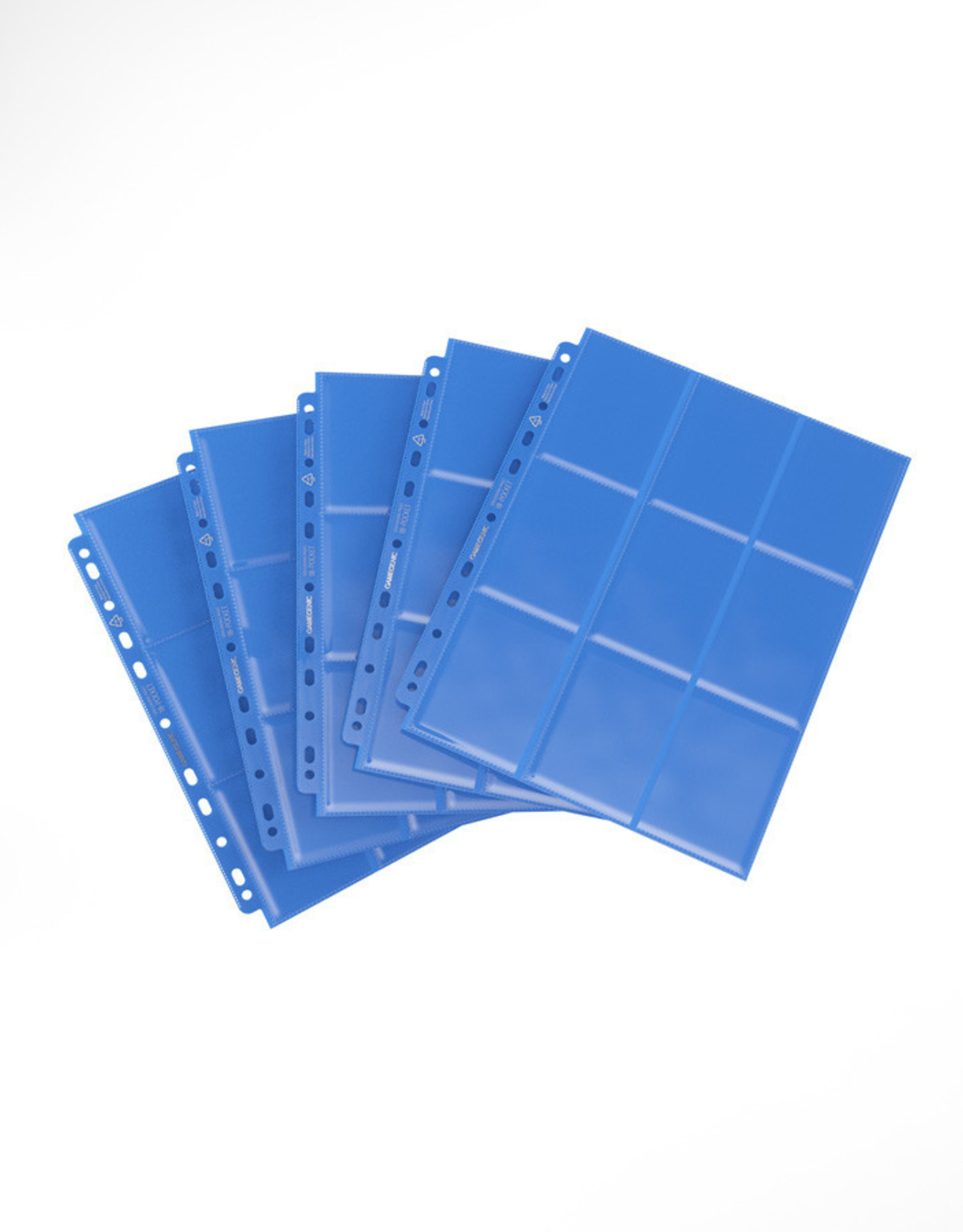 18-Pocket Pages: Side-Loading (50) Blue