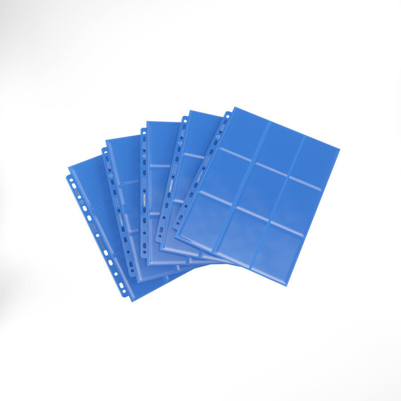 18-Pocket Pages: Side-Loading (50) Blue