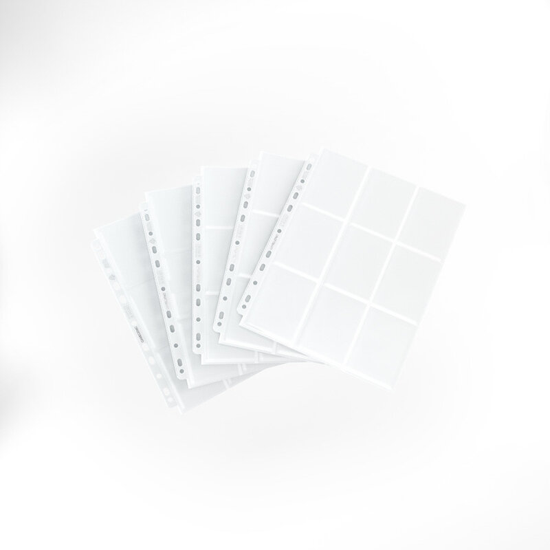 18-Pocket Pages: Side-Loading (50) White