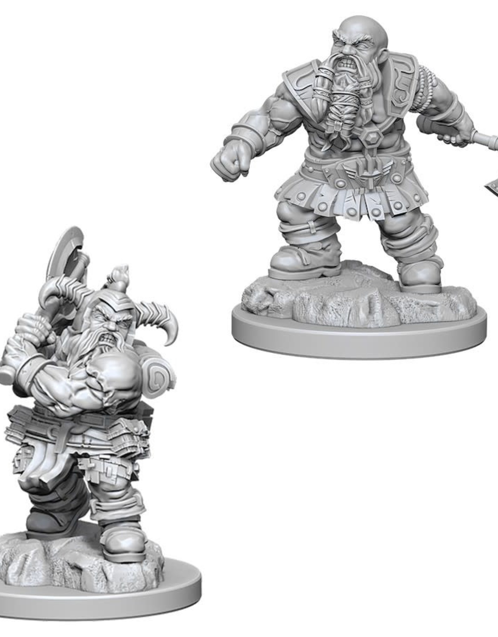 Wizkids D&D Unpainted Minis: Dwarf Barbarian Male