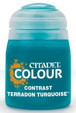 Citadel Contrast Paint: Terradon Turquoise.