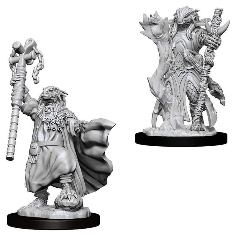 Wizkids D&D Unpainted Minis: Dragonborn Sorcerer Female