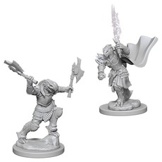 Wizkids D&D Unpainted Minis: Dragonborn Fighter Female