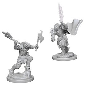 Wizkids D&D Unpainted Minis: Dragonborn Fighter Female