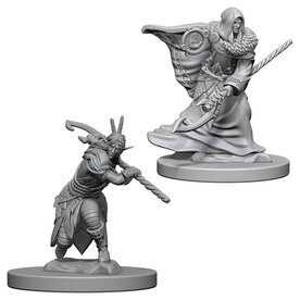 Wizkids D&D Unpainted Minis: Elf Druid Male