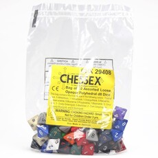 Chessex Assorted D8 Dice: Bag of Assorted Dice (50)