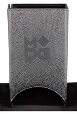FanRoll Fold Up Leather Dice Tower: Black
