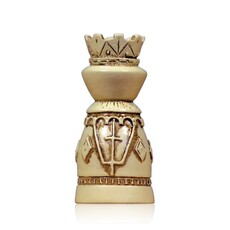 Chess Set: Medieval Polystone Pieces with 15 Inch Board