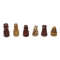 Chess Set: Medieval Polystone Pieces with 15 Inch Board
