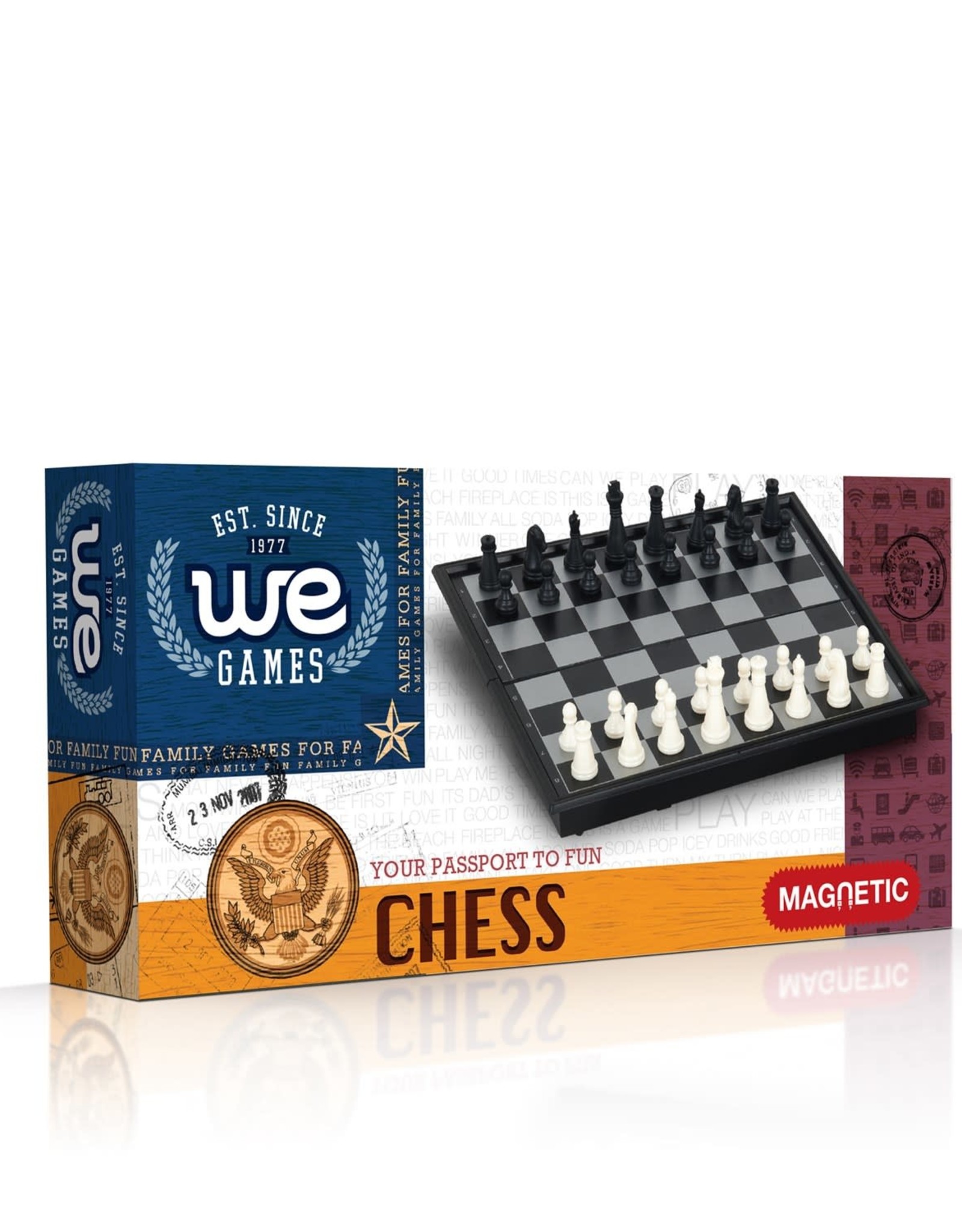 Magnetic Chess Set: 8 Inch Board