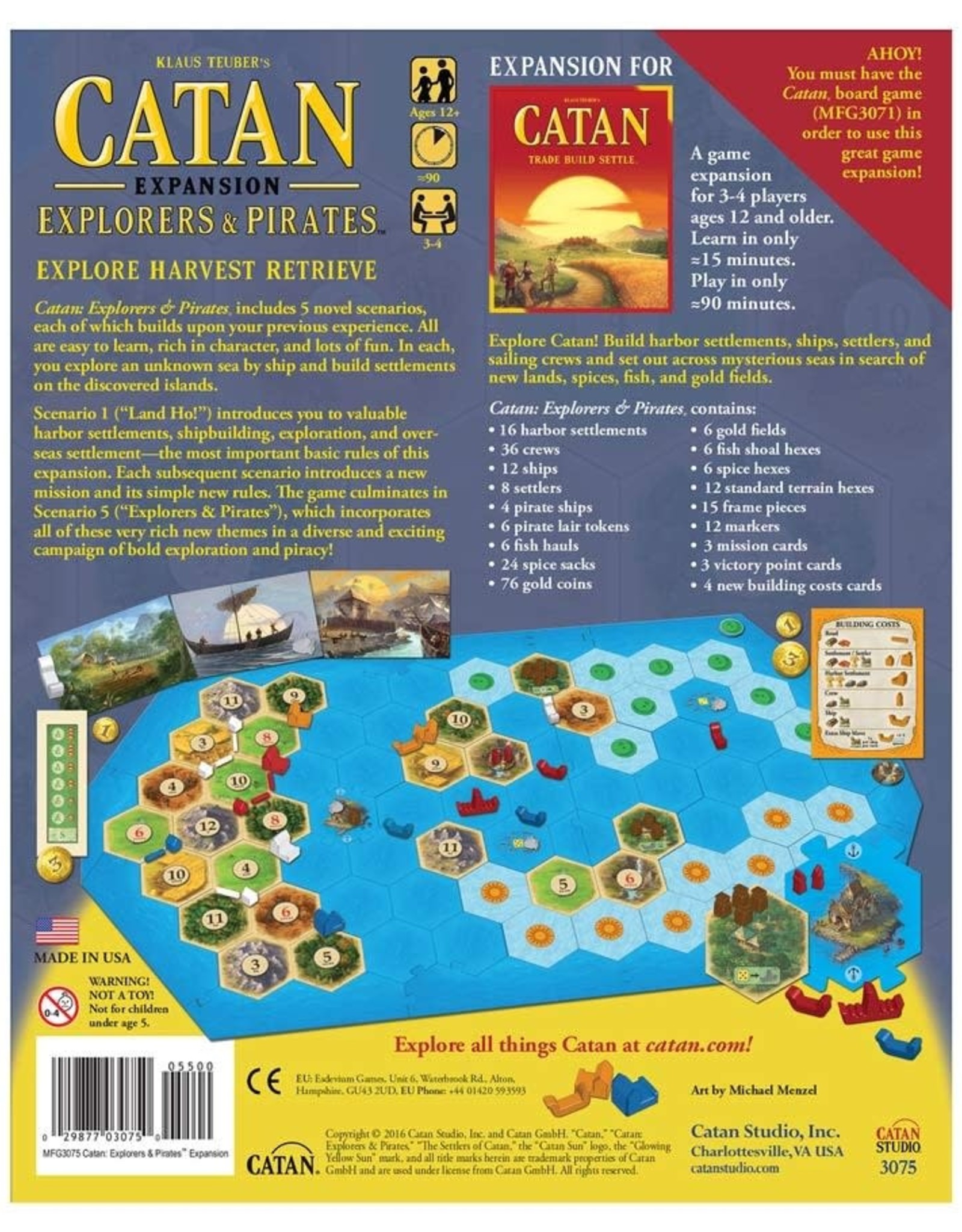 Catan Explorers and Pirates Expansion