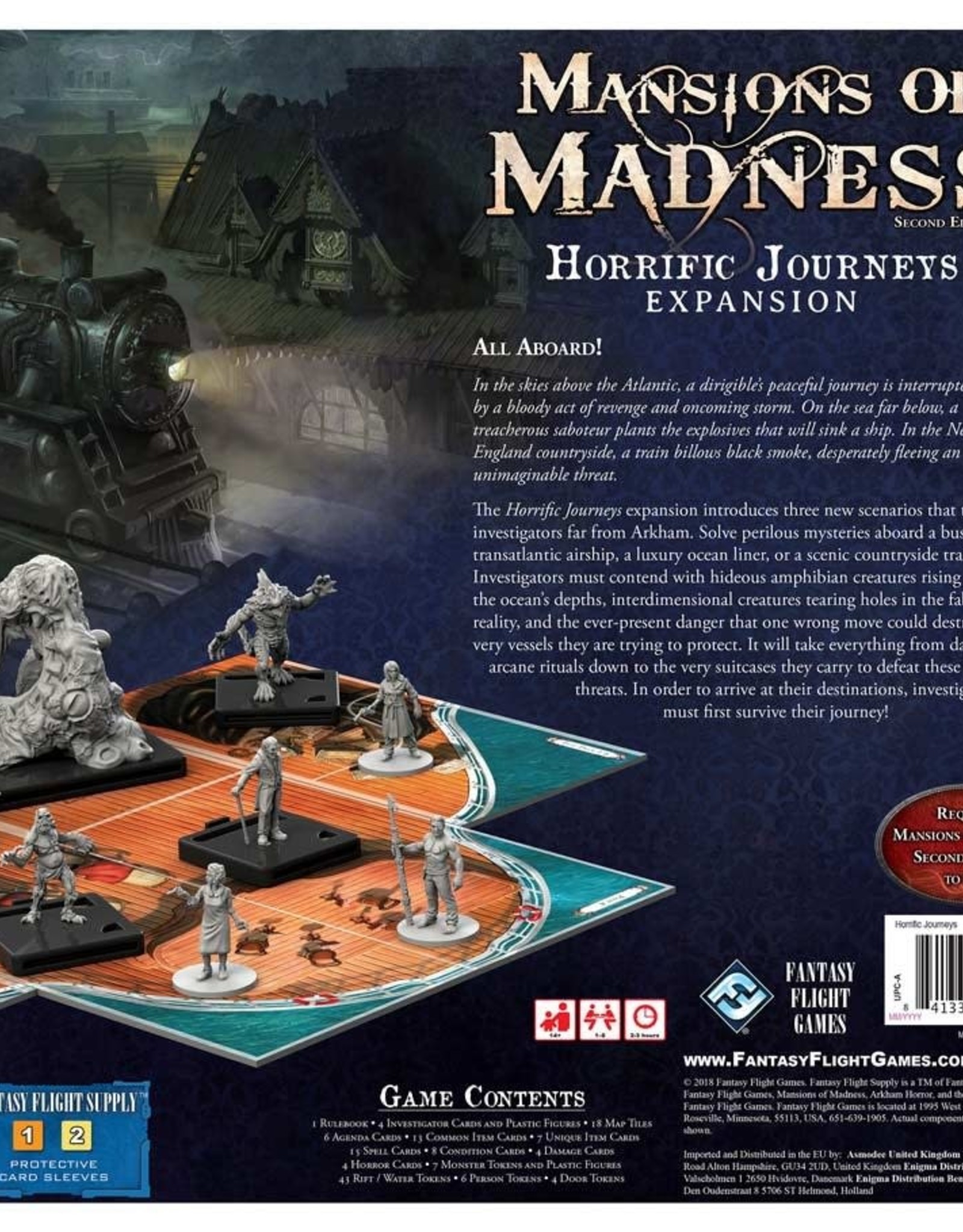 Fantasy Flight Games Mansions of Madness Horrific Journey Expansion