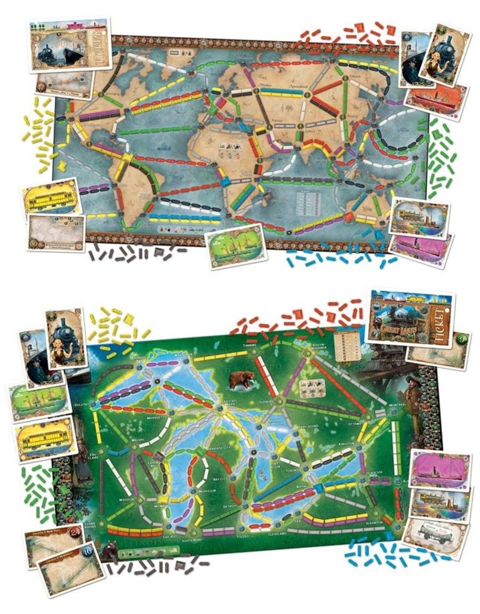 Days of Wonder Ticket to Ride Rails and Sails