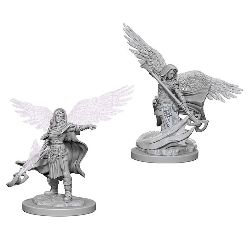Wizkids D&D Unpainted Minis: Aasimar Wizard Female