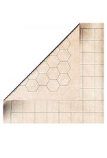 Chessex Double-Sided (26x23.5) Battlemat  (1" Squares/Hexes)