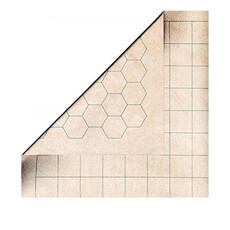 Chessex Double-Sided Megamat (34.5x48) 1" Squares/Hexes