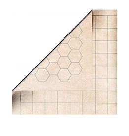 Chessex Double-Sided Megamat (34.5x48) 1" Squares/Hexes
