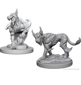 Wizkids D&D Unpainted Minis: Blink Dogs