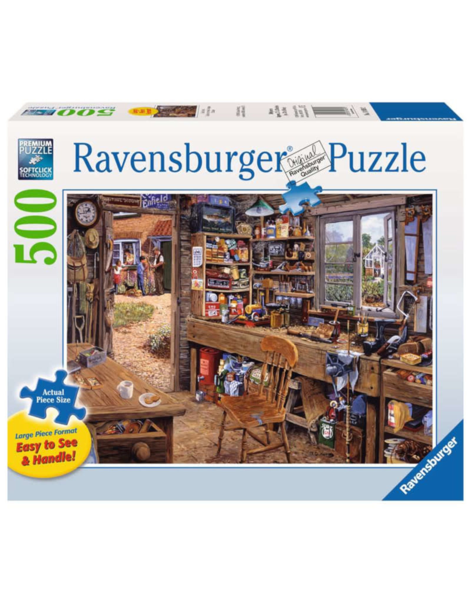 Ravensburger Dad's Shed (500 PCS Large Format)