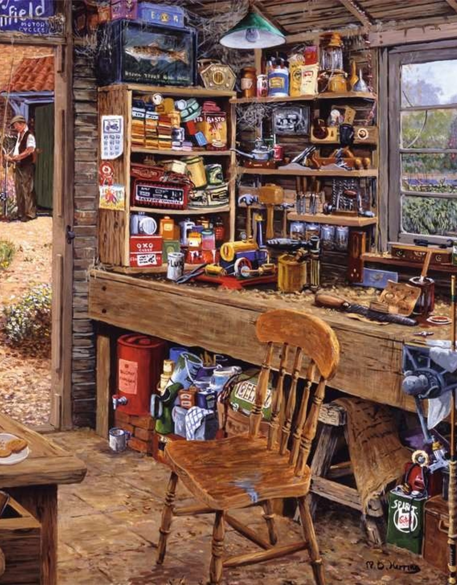 Ravensburger Dad's Shed (500 PCS Large Format)