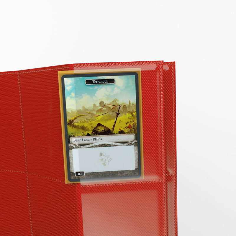 18-Pocket Pages: Side-Loading (10) Red