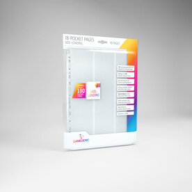 18-Pocket Pages: Side-Loading (10) White