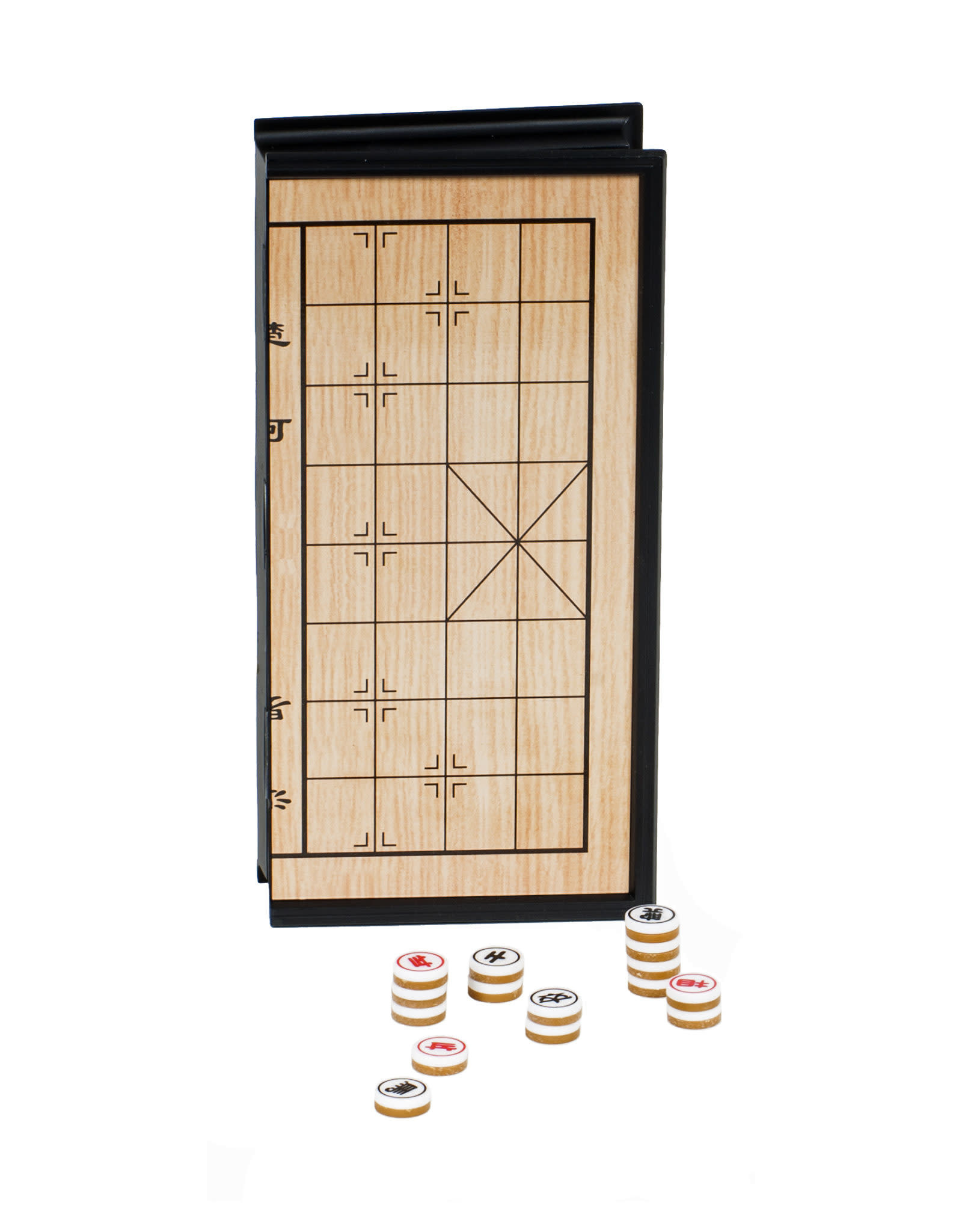 Chinese Chess Set: 10 Inch Folding Board