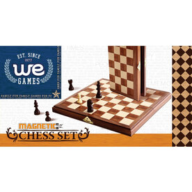 Magnetic Chess Set: 11 Inch Walnut Board