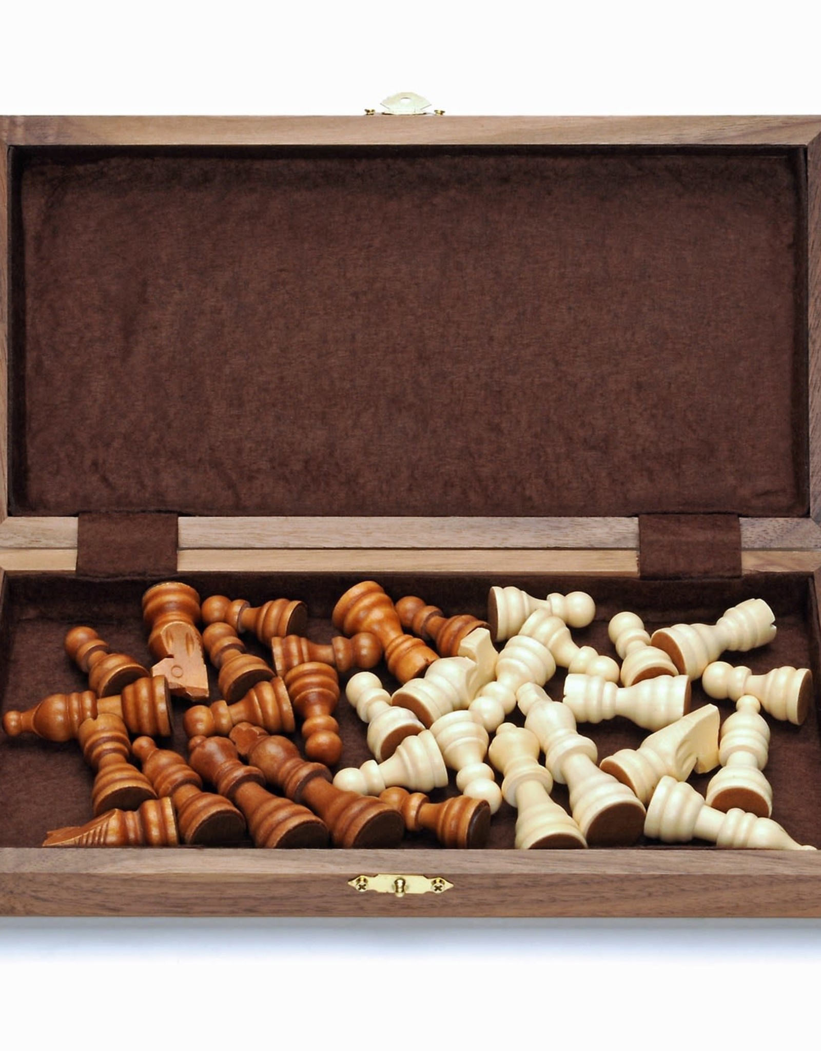 Magnetic Chess Set: 11 Inch Walnut Board