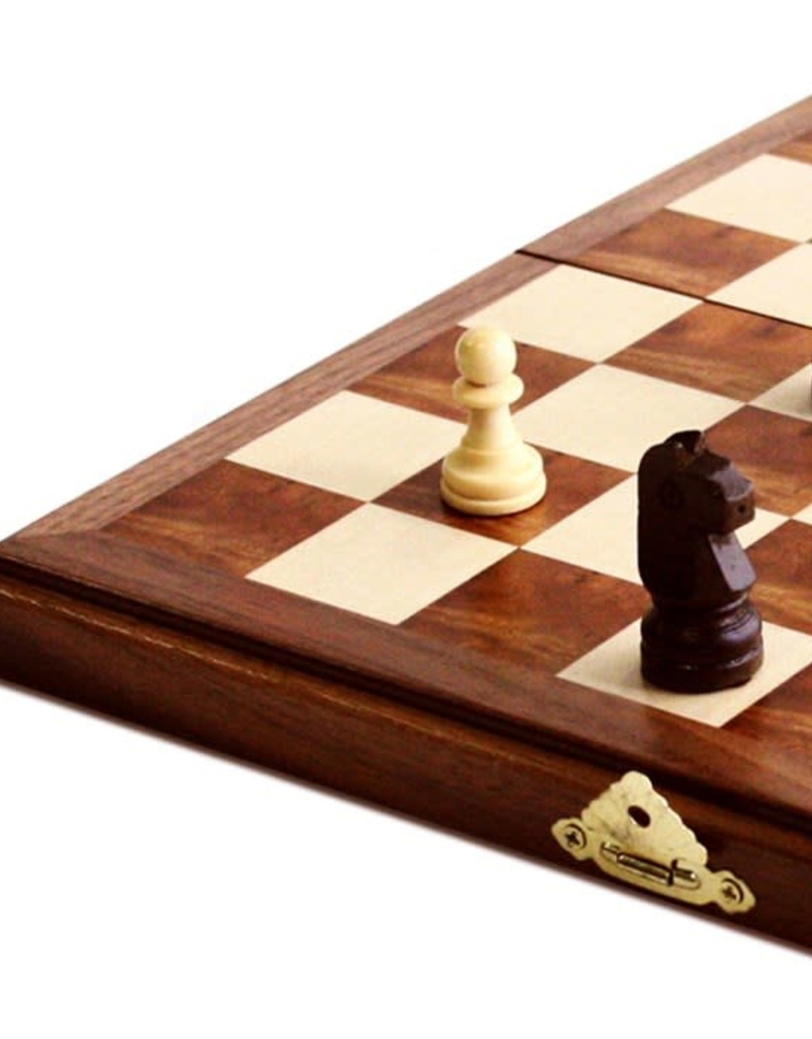 Magnetic Chess Set: 11 Inch Walnut Board