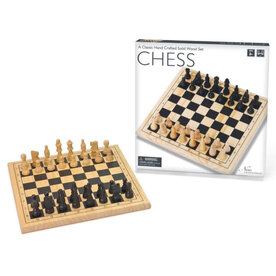 Misc Chess Set: Wooden Intex