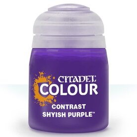Citadel Contrast Paint: Shyish Purple.