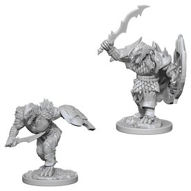 Wizkids D&D Unpainted Minis: Dragonborn Fighter Male