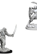 Wizkids D&D Unpainted Minis: Dragonborn Paladin Female