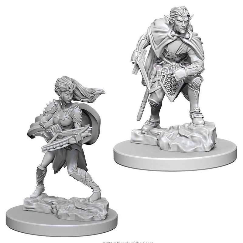 Wizkids D&D Unpainted Minis: Drow