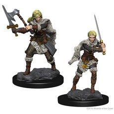 Wizkids D&D Unpainted Minis: Human Barbarian Female